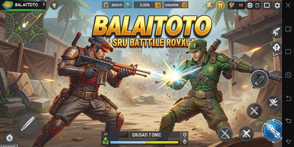 Tampilan gameplay menegangkan dalam BALAITOTO.