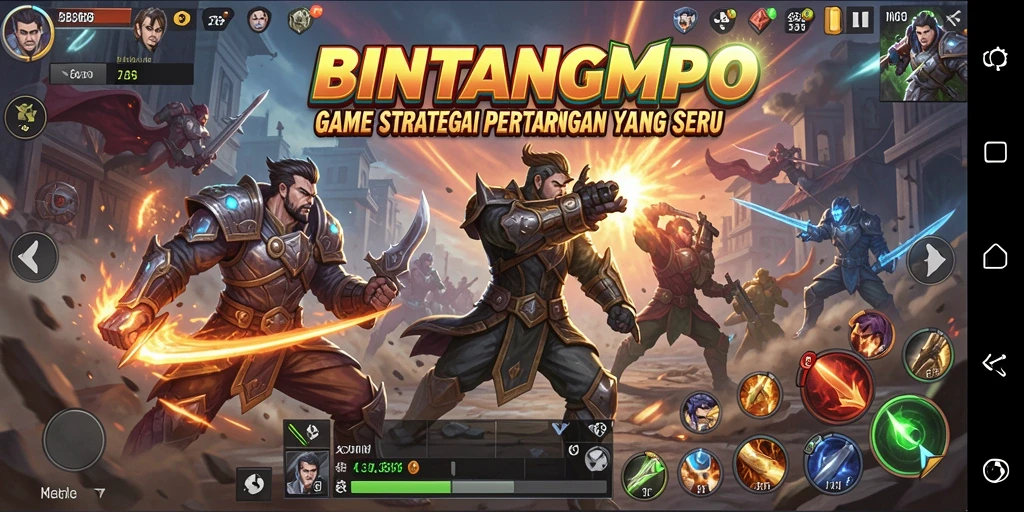 Tampilan menarik dari gameplay BINTANGMPO yang penuh strategi.