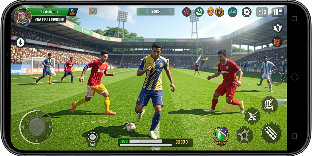 Screenshot dari F08 yang menunjukkan gameplay olahraga yang seru dan kompetitif.