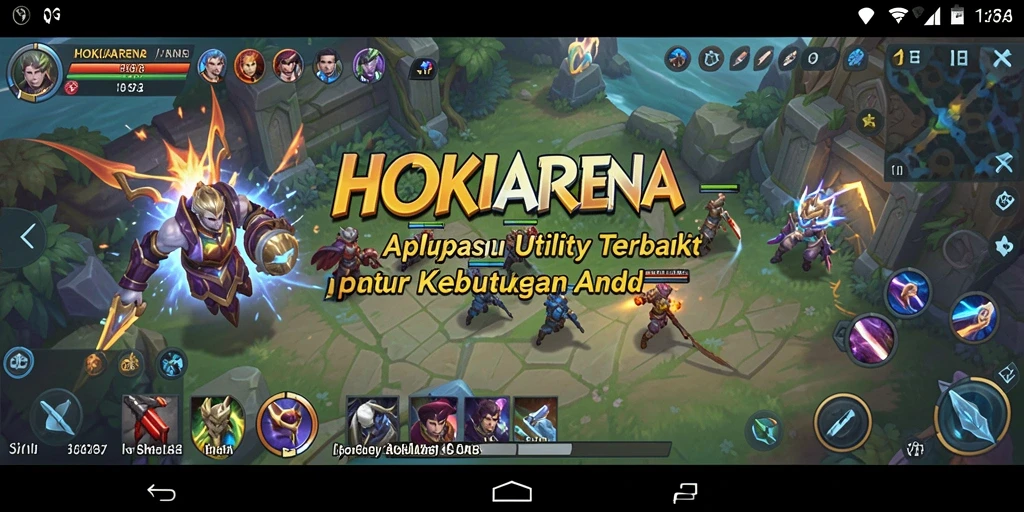 Tampilan antarmuka utama HOKIARENA yang sederhana dan efisien.