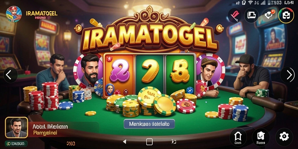 Tampilan gameplay yang menakjubkan di IRAMATOGEL dengan aksi kasino yang seru.