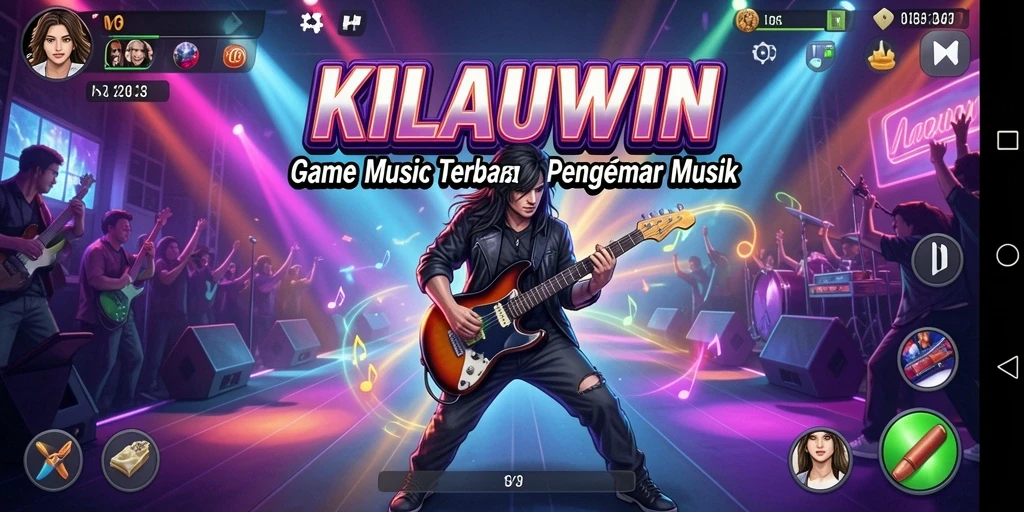 Tampilan gameplay KILAUWIN dengan bentuk interaktif dan menarik.