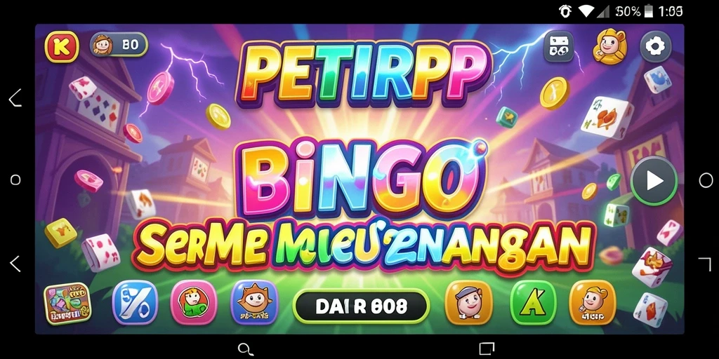 Tampilan gameplay seru dan interaktif dari PETIRRP Bingo.