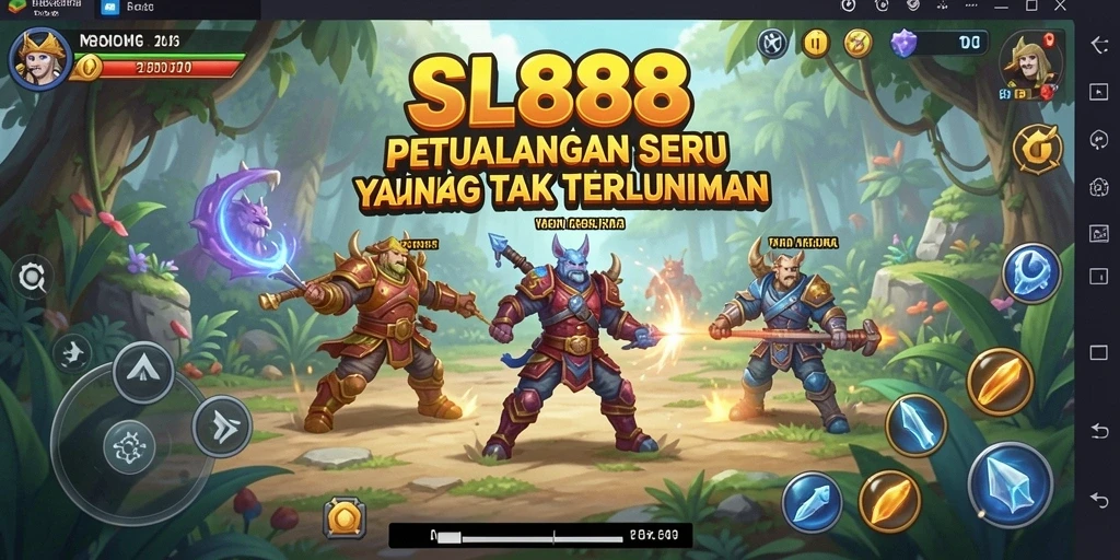Tampilan gameplay <strong>SL888</strong> dalam petualangan yang menakjubkan.
