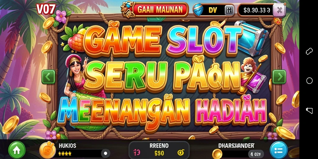 Gameplay menakjubkan dari V07 dengan berbagai tema Slot.